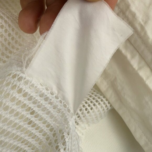 HARTWELL 90’s VTG White Bomber Gambling Jacket with Gold Accents sz M - Picture 14 of 15